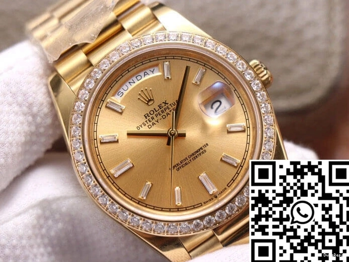 M228348RBR-0002 Gold Date 18ct Factory Day EW Rolex 0429